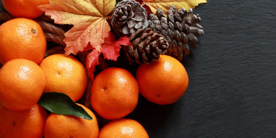 mandarin ve cedar aromalı oda spreyi ve soya mumu ile aromaterapi
