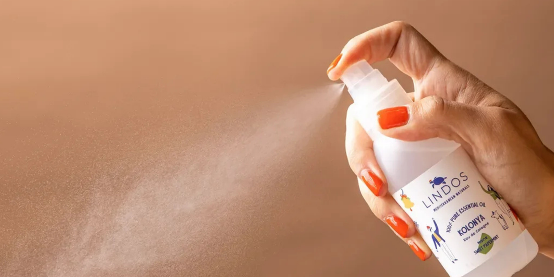 lavanta nane ve limon otu esanslı doğal kolonya