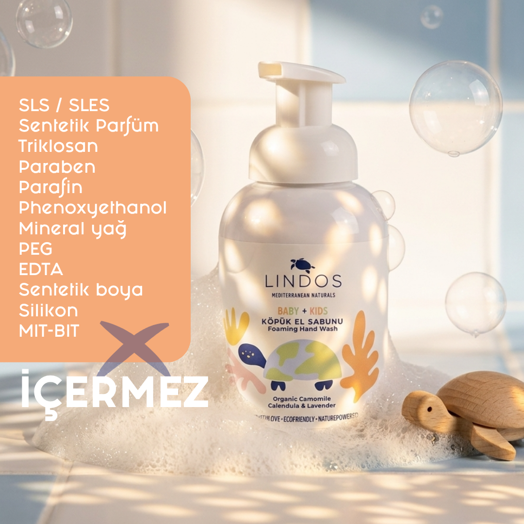 Organik Çocuk Köpük El Sabunu - Calendula & Papatya 300 ml