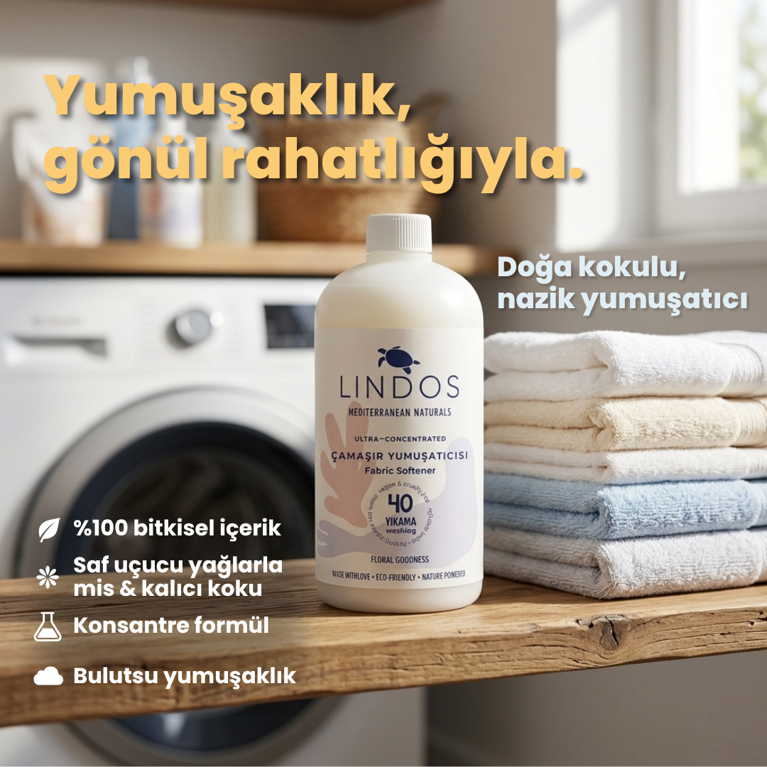 Doğal Ev Temizlik Seti - Çamaşır Deterjanı, Çamaşır Yumuşatıcısı ve Kireç Çözücü