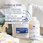 Lindos Naturals Bebek Hijyen Seti – Hassas bebek cildi için bitkisel bazlı, zararlı kimyasal içermeyen doğal temizlik ürünleri avantajlı seti