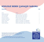Doğal Bebek Çamaşır Deterjanı Bitkisel Sabun - Parfümsüz 5 lt