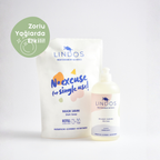 Lindos Naturals Doğal Elde Bulaşık Deterjanı Bitkisel Sabun – El dostane, bitkisel bazlı, yağ ve yemek kalıntılarını temizleyen konsantre sıvı deterjan