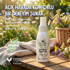 Lindos Naturals Doğal Sitronella ve Limon Otu Etkili Herbal Mist Vücut Spreyi – Sitronella ve limon otu özlü, kimyasal içermeyen doğal bitkisel vücut koruyucu spreyi