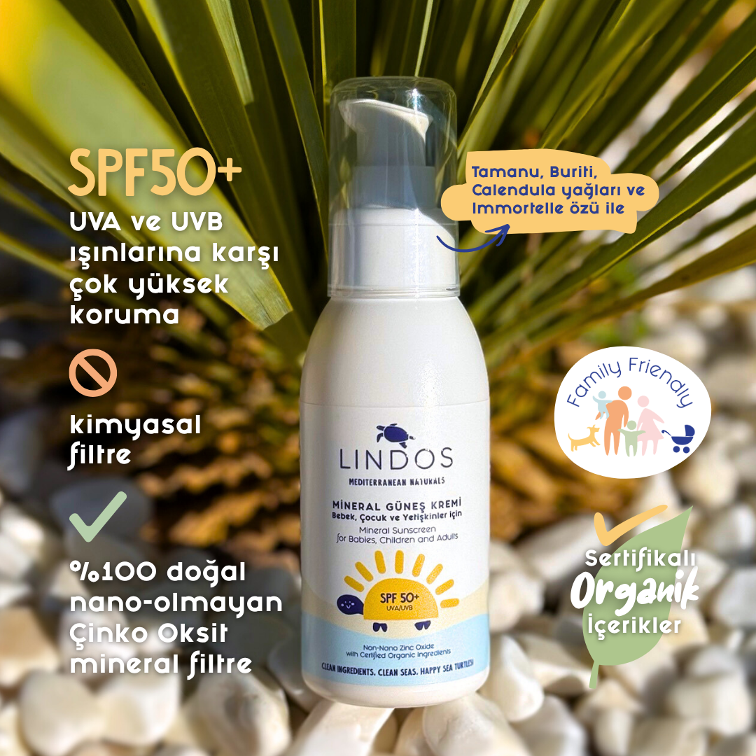 Lindos Naturals Gece + Gündüz Koruma Seti – Doğal formüllü, gece ve gündüz kullanıma uygun sürdürülebilir koruyucu ürün seti