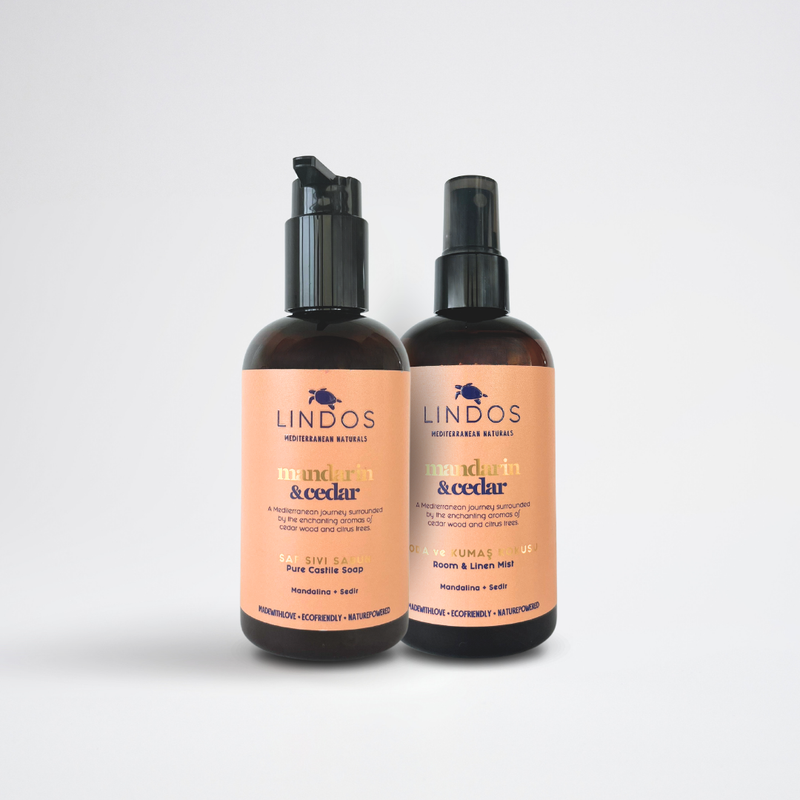 Mandarin & Cedar Duo - Sıvı Kastil Sabunu ve Oda Kokusu