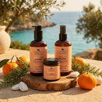 Lindos Naturals Mandarin & Cedar Özel Koleksiyon Seti – Akdeniz esintili uçucu yağ aromalı doğal temizlik ürünleri koleksiyonu