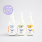 Lindos Naturals Signature Scents Trio – Akdeniz'den ilham alan aromaterapik koku serisiyle 3 farklı doğal temizlik ürünü içeren koleksiyon seti
