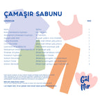 Doğal Çamaşır Deterjanı Bitkisel Sabun - Gül & Itır 5 lt